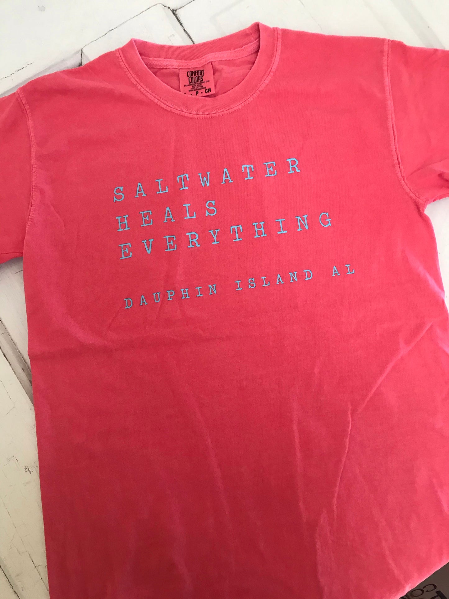 SALTWATER HEALS EVERYTHING SHORT SLEEVE T-SHIRT