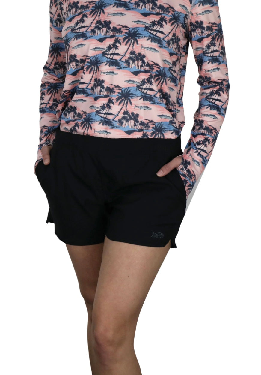 AFTCO WOMEN'S SIRENA HYBRID TECH SHORTS