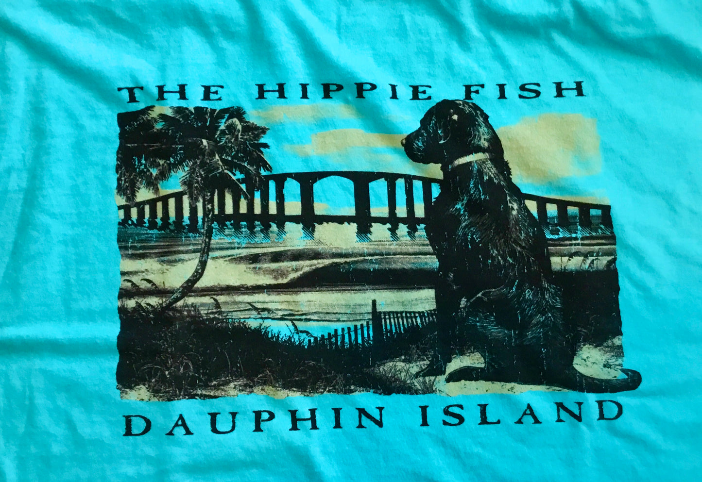 BEACH BRIDGE DOG LS T-SHIRT