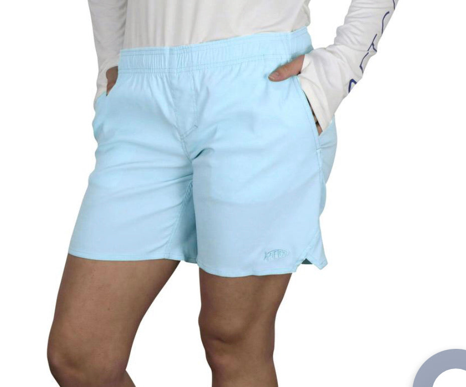 AFTCO WOMEN'S SIRENA HYBRID TECH SHORTS