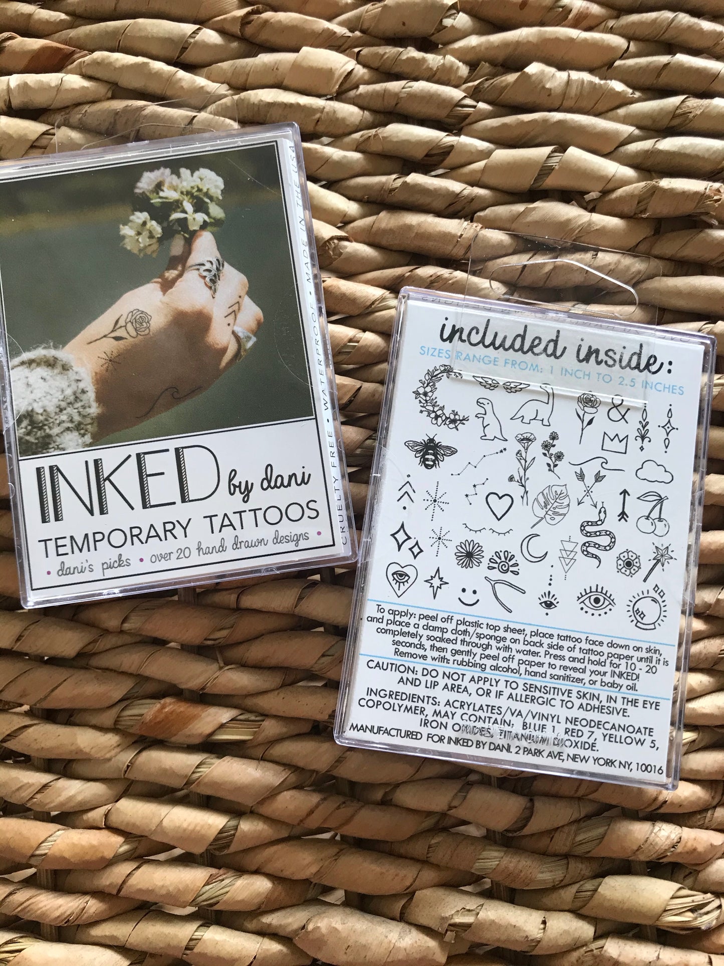 DANI TEMPORARY TATTOOS