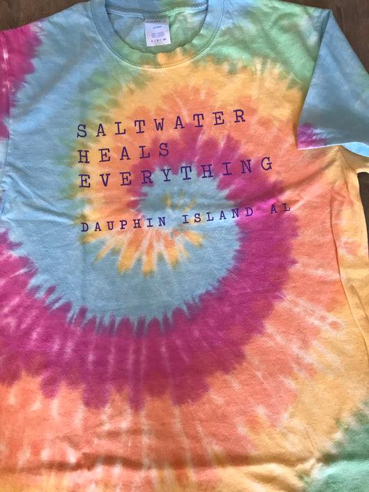 SALTWATER HEALS EVERYTHING SHORT SLEEVE T-SHIRT