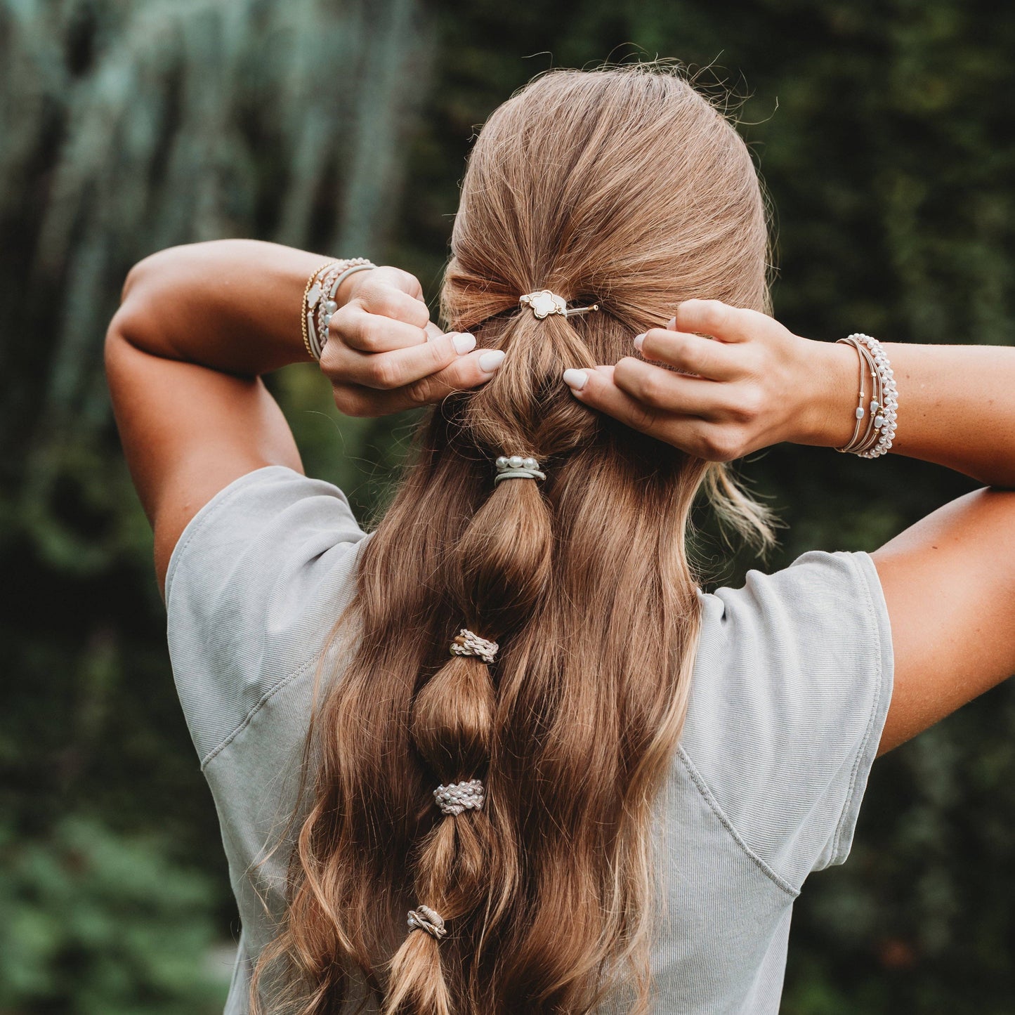 BEACH HAIR TIE BRACELETS
