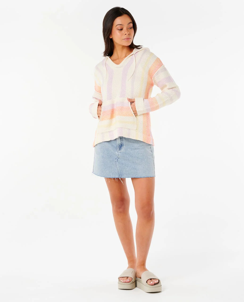 RIP CURL NEON ISLES KNIT PONCHO