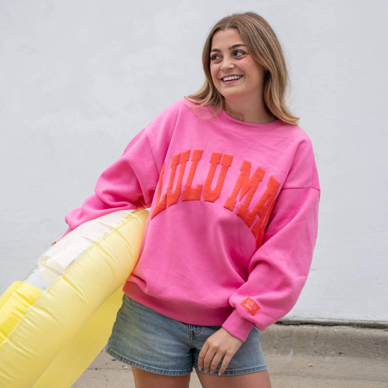 LULU MAC PINK/ORANGE PUFF