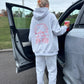 TROPICAL PALMS EMBROIDERED HOODIE