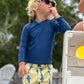 BOYS JAWSOME SHARK SWIM TRUNKS