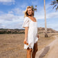 RIP CURL SAN CARLOS LA JOYA SHORT SLEEVE MINI DRESS