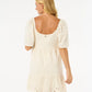 RIP CURL SAN CARLOS LA JOYA SHORT SLEEVE MINI DRESS