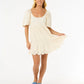 RIP CURL SAN CARLOS LA JOYA SHORT SLEEVE MINI DRESS