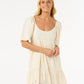 RIP CURL SAN CARLOS LA JOYA SHORT SLEEVE MINI DRESS