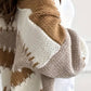 COLORBLOCK CARDIGAN