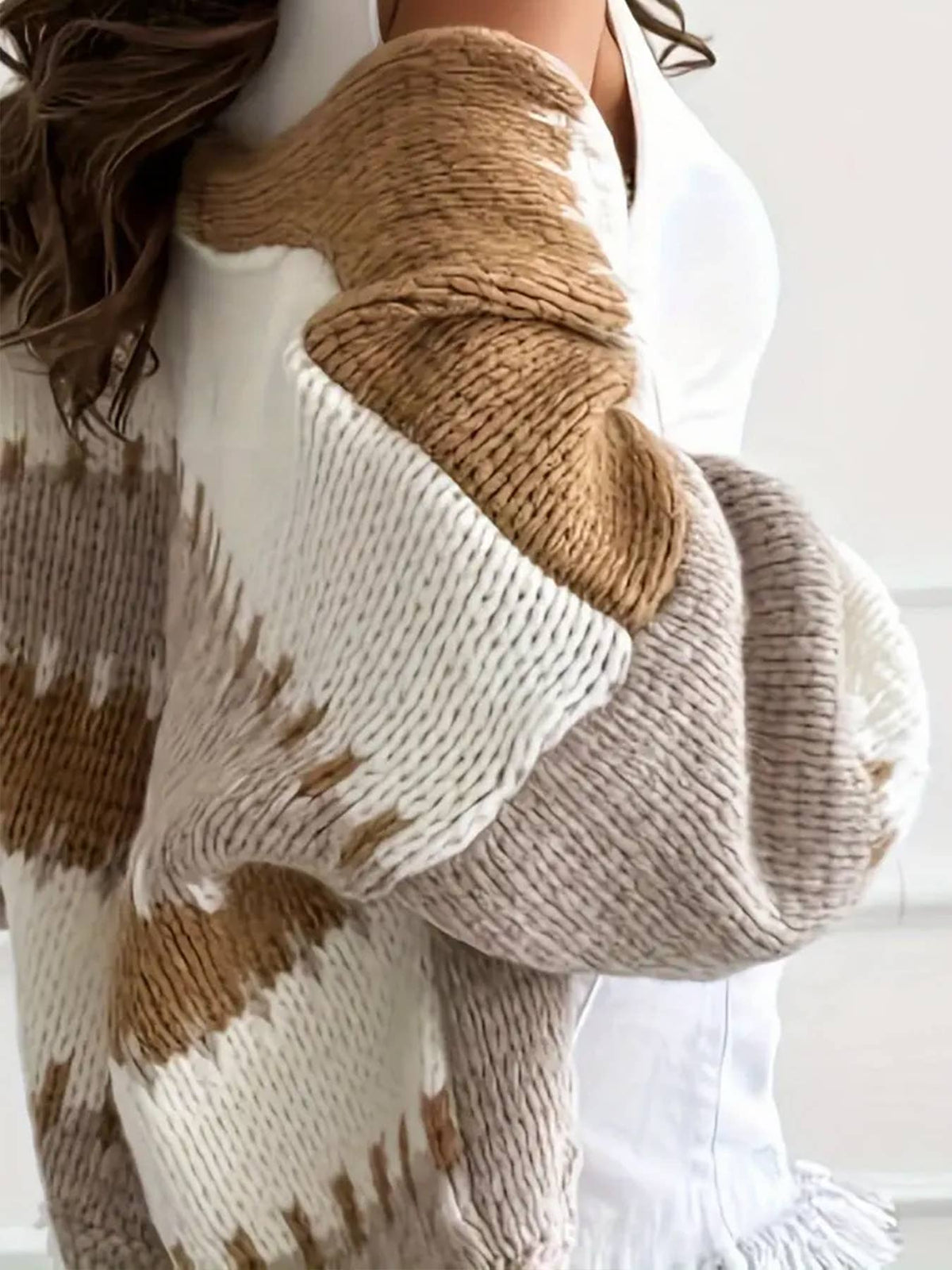 COLORBLOCK CARDIGAN