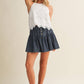 EYELET HALTER TOP