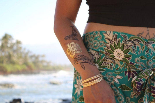 METALLIC TEMPORARY TATTOOS