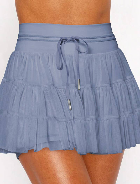 RUFFLE TENNIS SKORT