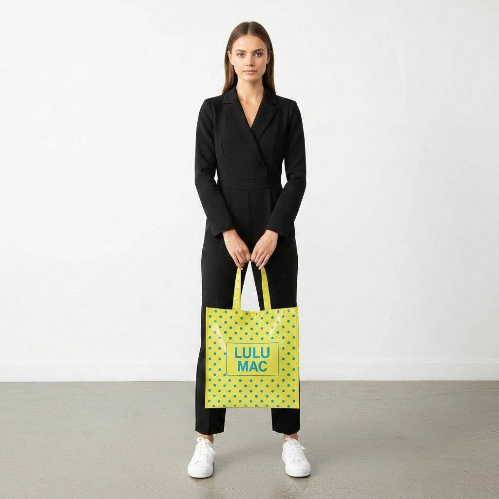 LULU MAC REUSABLE POLKA DOT TOTES