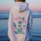 SURFING THE WAVES EMBROIDERED HOODIE