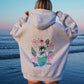 SURFING THE WAVES EMBROIDERED HOODIE