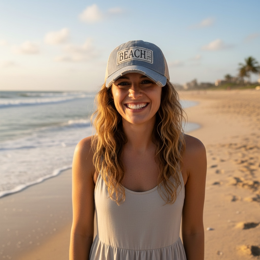 BEACH GIRL TRUCKER HAT