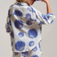 SEASIDE COTTON GAUZE SHIRT & SHORT SET