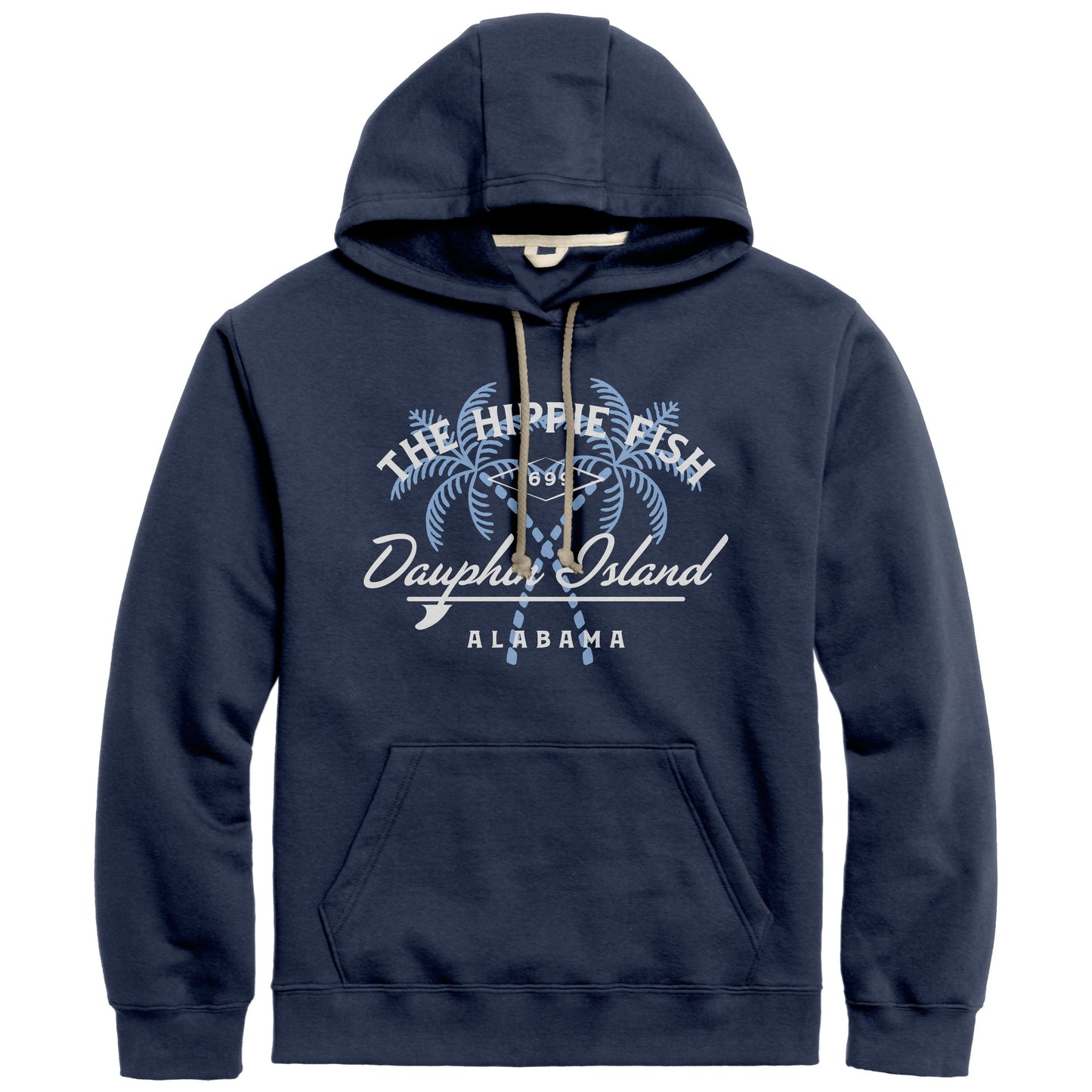 ESSENTIAL DAUPHIN ISLAND FLEECE HOODIE