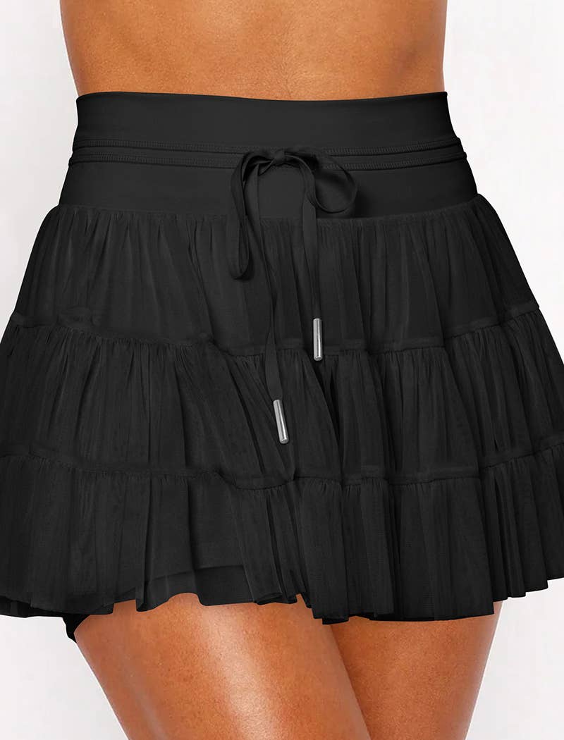 RUFFLE TENNIS SKORT