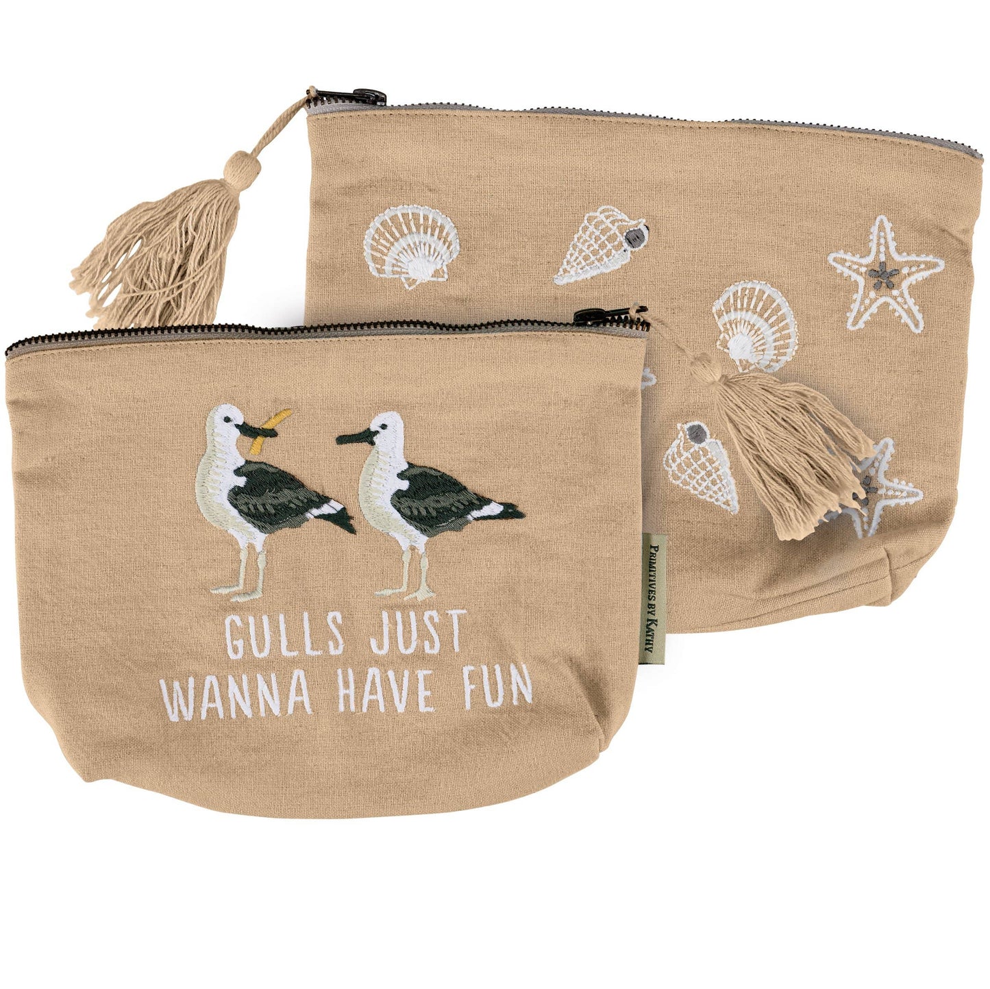 GULLS JUST WANNA HAVE FUN POUCH