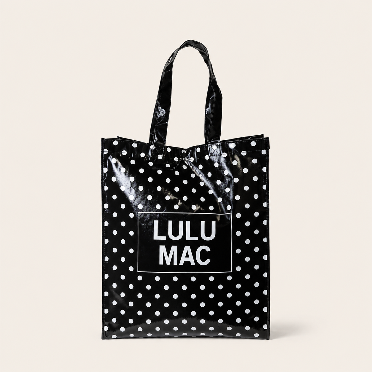 LULU MAC REUSABLE POLKA DOT TOTES