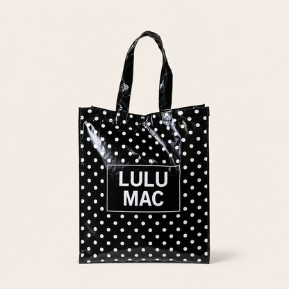 LULU MAC REUSABLE POLKA DOT TOTES