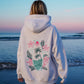 SURFING THE WAVES EMBROIDERED HOODIE