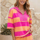 HALF ZIP OVERSIZE TEE SET