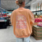 TROPICAL SHERBERT EMBROIDERED SWEATSHIRT