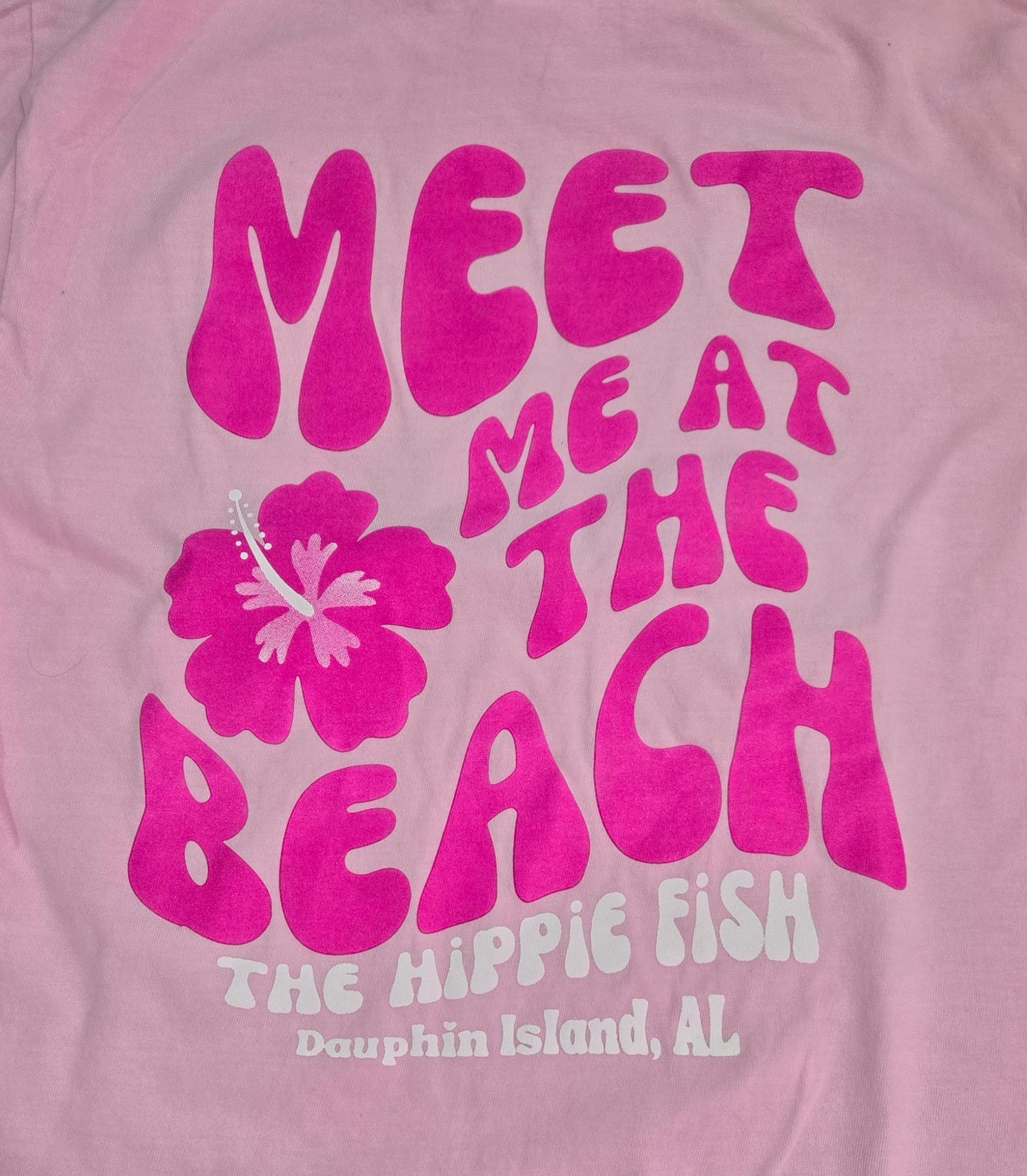 MEET ME AT THE BEACH LS T-SHIRT