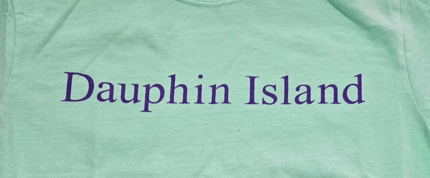 "DAUPHIN ISLAND" ADULT SHORT SLEEVE T-SHIRT