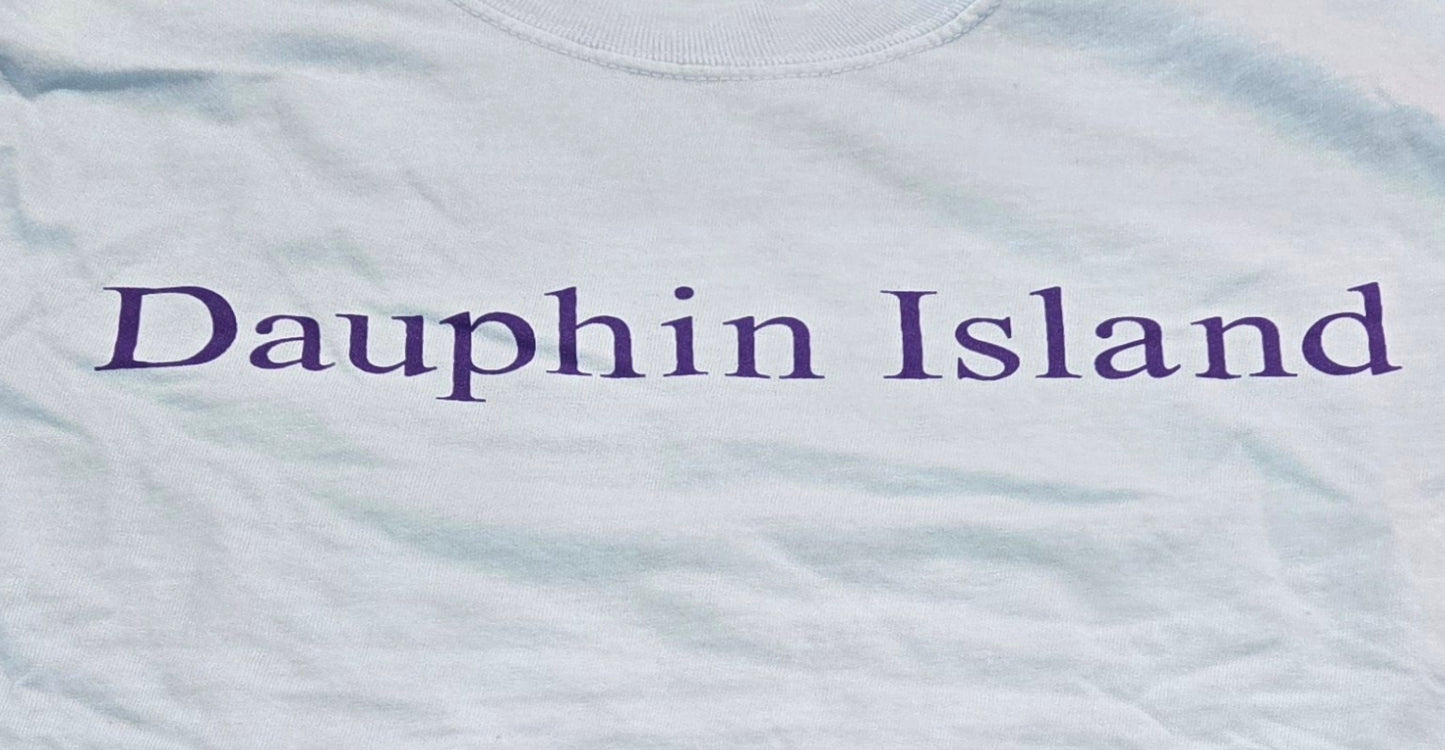 "DAUPHIN ISLAND" ADULT SHORT SLEEVE T-SHIRT