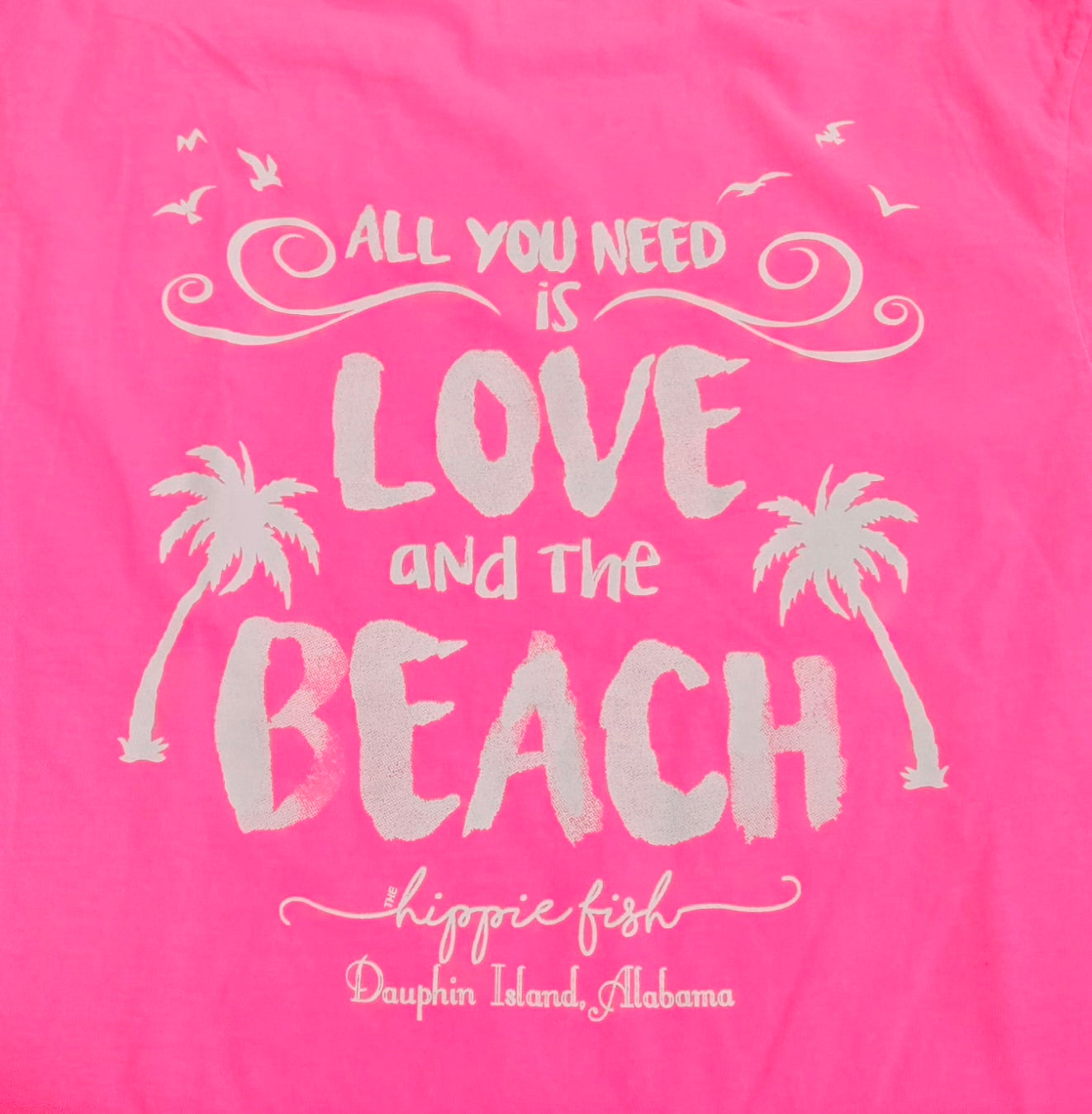 ALL YOU NEED IS LOVE AND THE BEACH SHORT SLEEVE ADULT