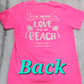 ALL YOU NEED IS LOVE AND THE BEACH SHORT SLEEVE ADULT