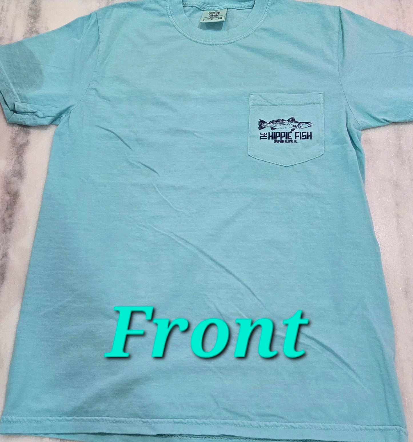 TROUT FRONT POCKET SS T-SHIRT