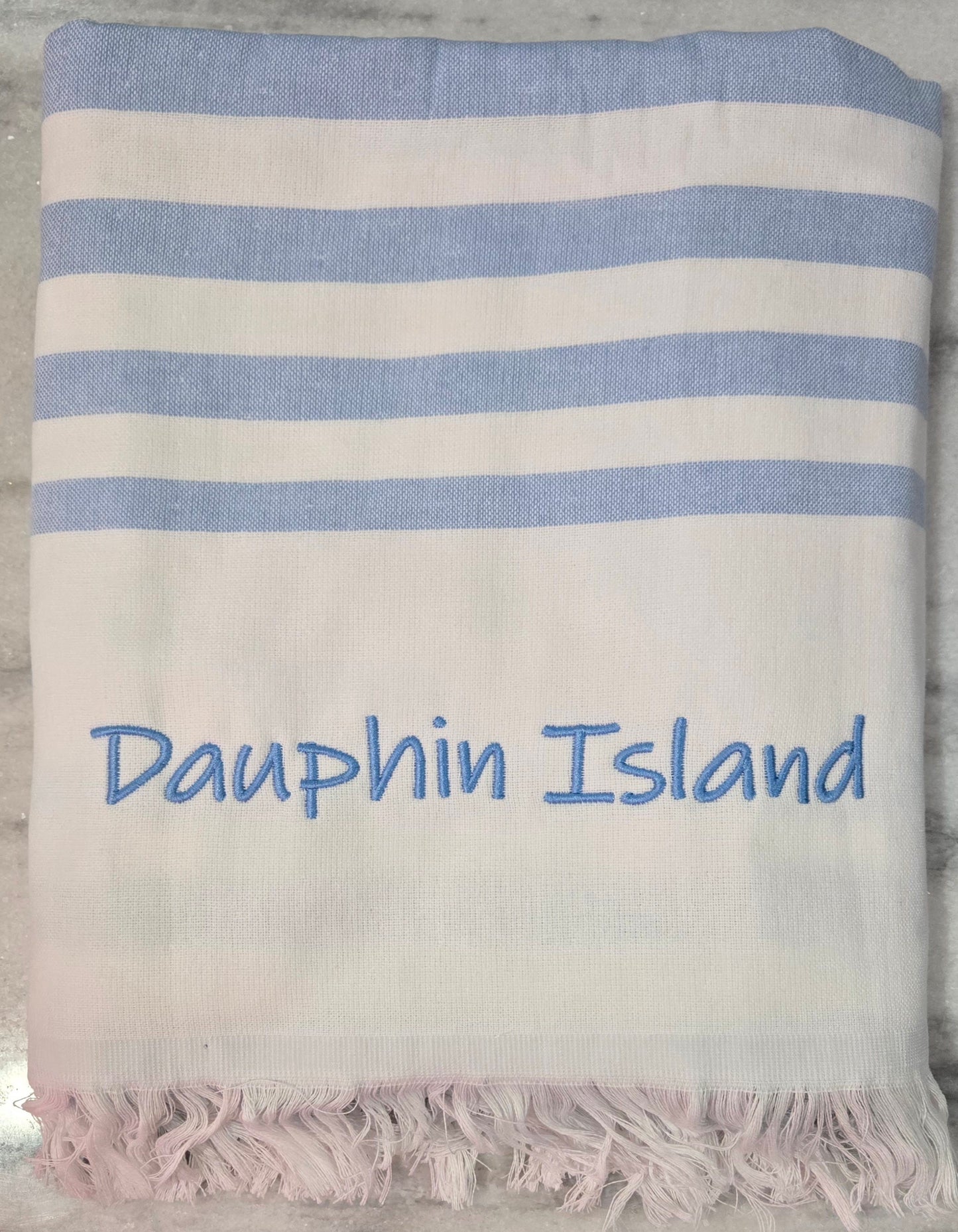 DAUPHIN ISLAND STRIPED TOWELS