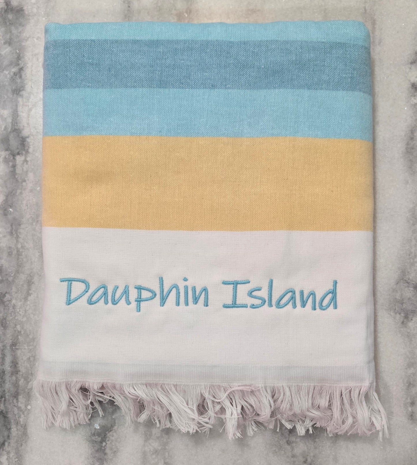 DAUPHIN ISLAND STRIPED TOWELS