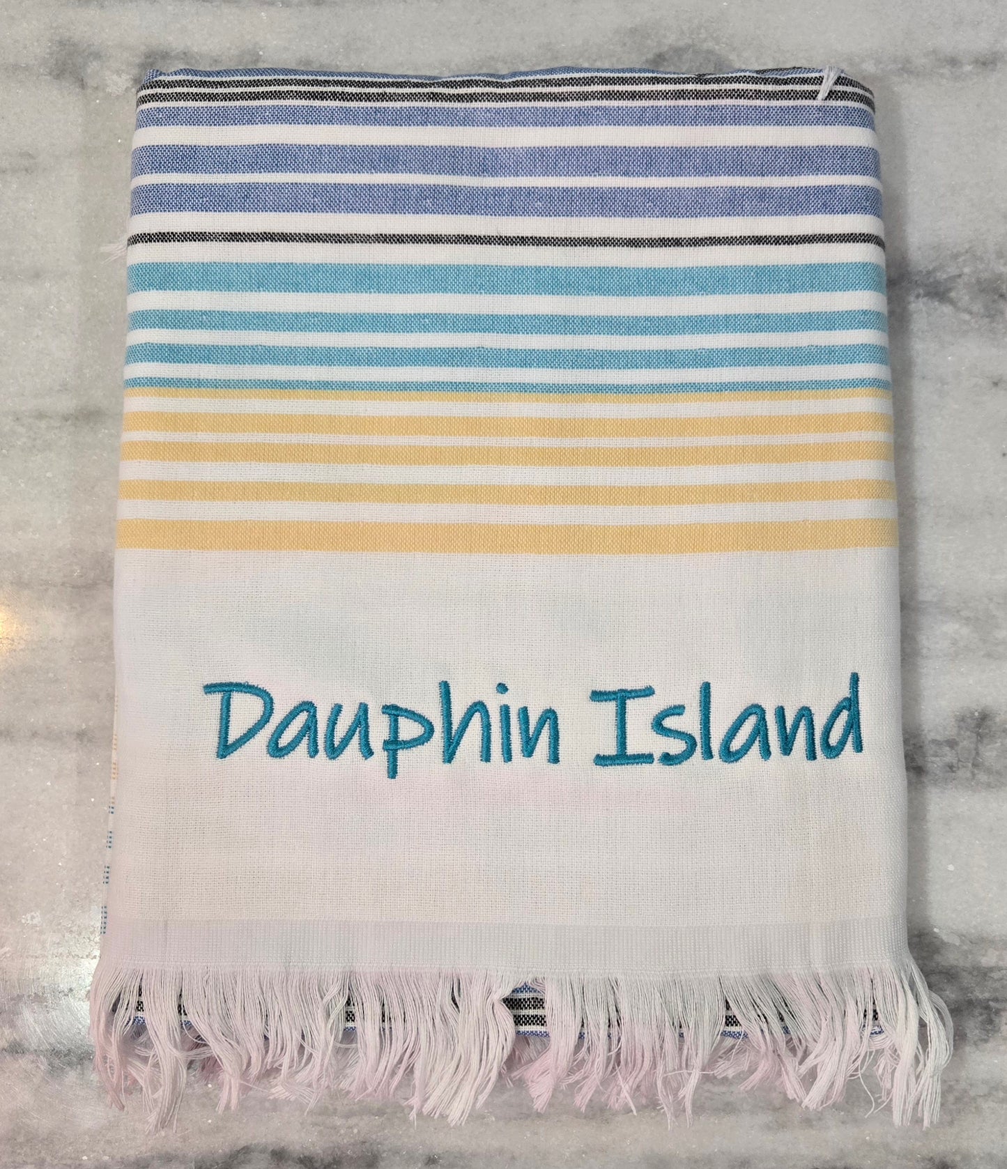 DAUPHIN ISLAND STRIPED TOWELS