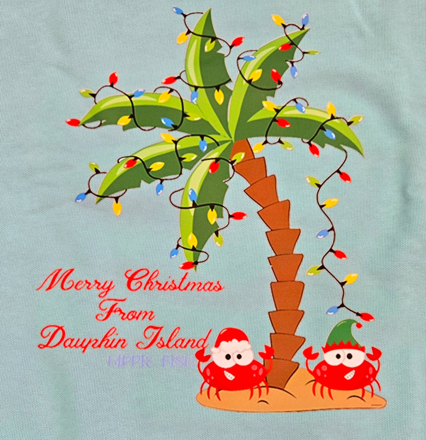 MERRY CHRISTMAS FROM DAUPHIN ISLAND SWEATSHIRT