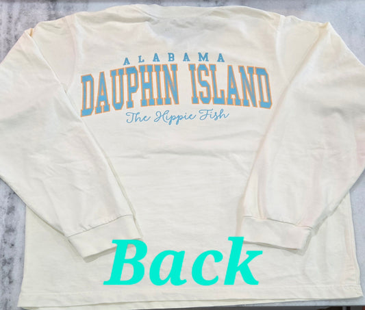 DAUPHIN ISLAND HEAVYWEIGHT LS T-SHIRT