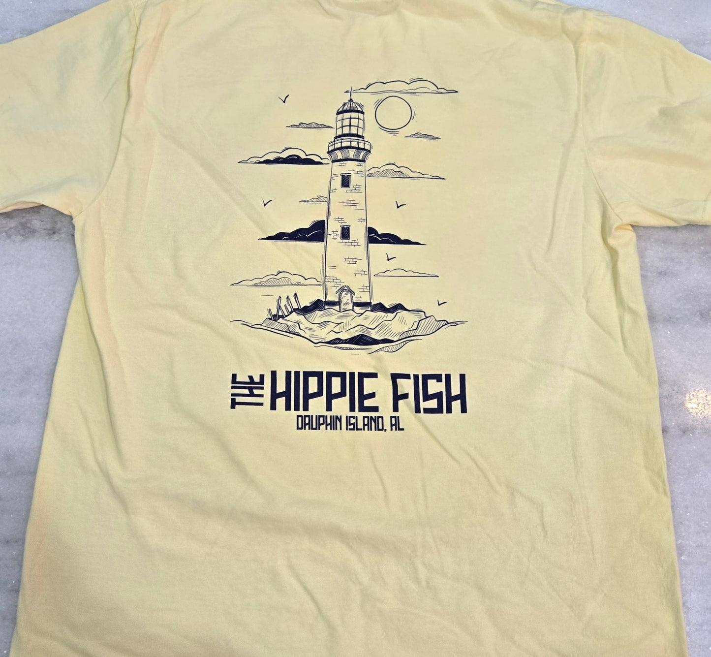 SAND ISLAND LIGHTHOUSE SS T-SHIRTS