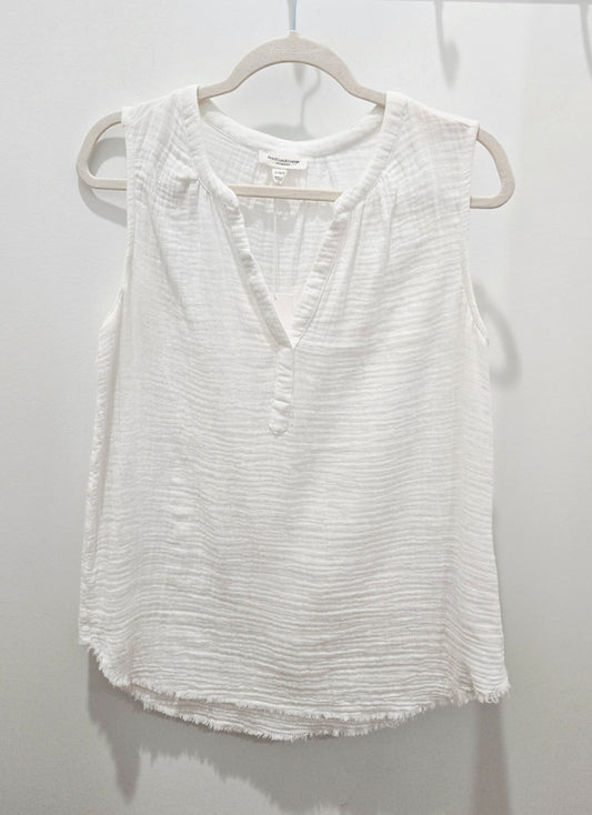 CASSANDRA LINEN TOP
