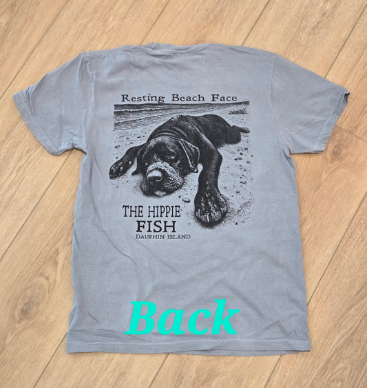 RESTING BEACH FACE SS T-SHIRT