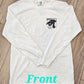 RESTING BEACH FACE LS T-SHIRT