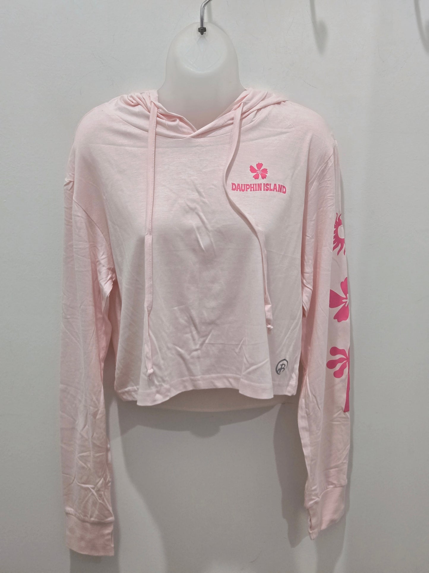 ISLAND GIRL CROPPED HOODIE