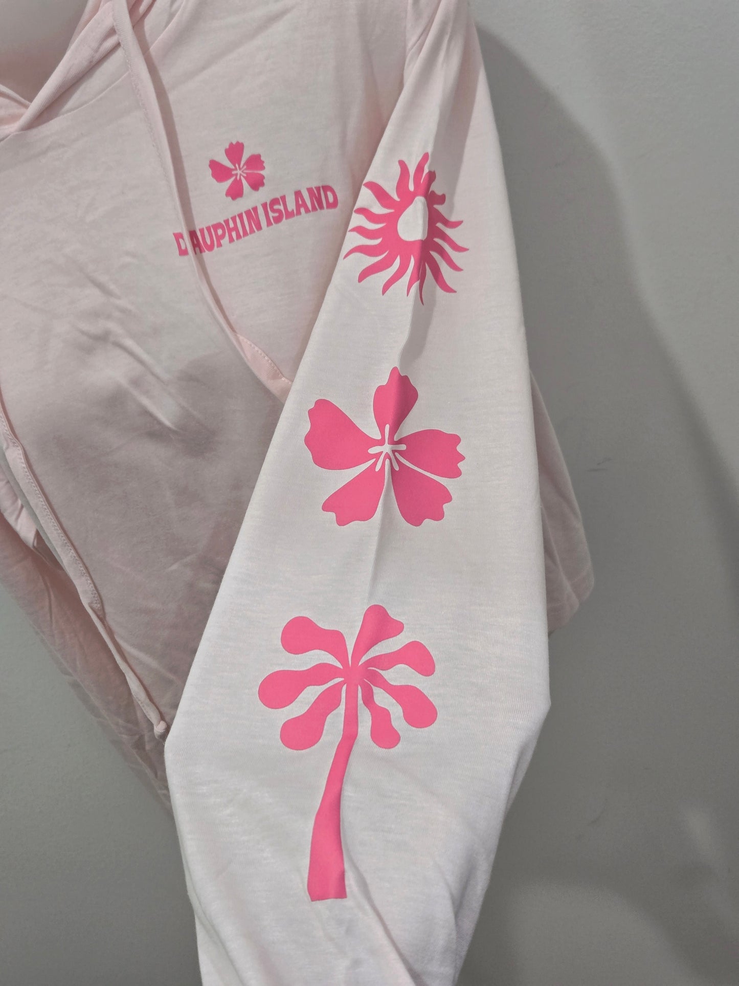 ISLAND GIRL CROPPED HOODIE